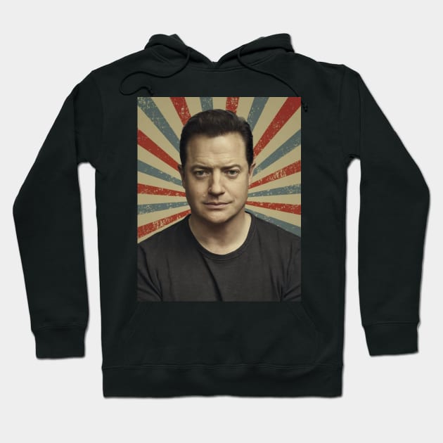 Brendan Fraser Hoodie by LivingCapital 